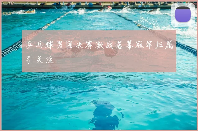 乒乓球男团决赛激战落幕冠军归属引关注